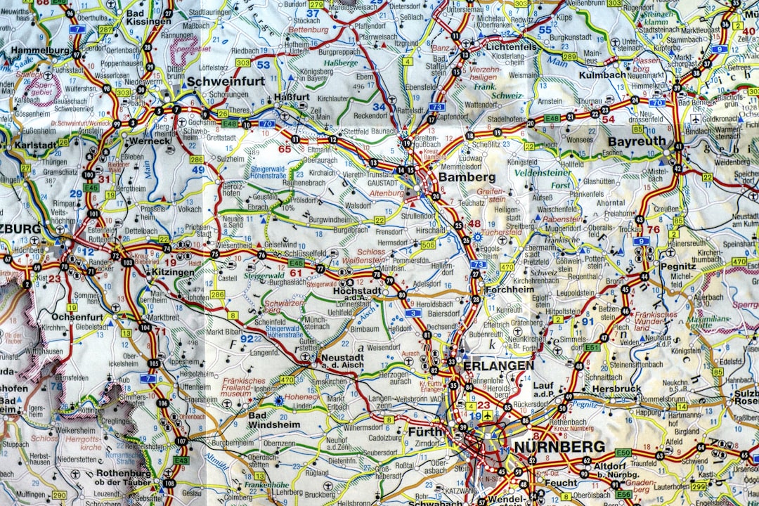 Carte géographique montrant le bassin d'intervention des diététiciens nutritionnistes de Clermont-Ferrand et région